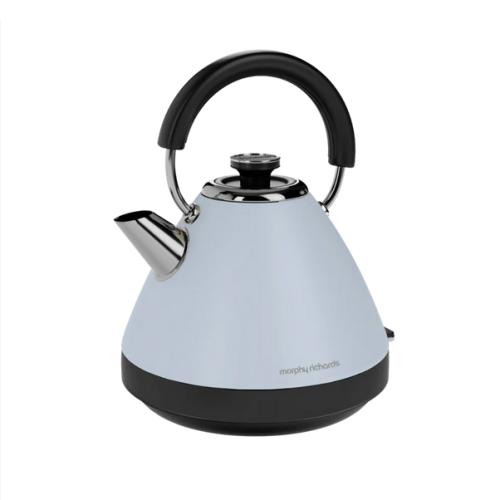 POWERCITY 100136 MORPHY VENTURE METAL PYRAMID KETTLE DUCK EGG BLUE KETTLES