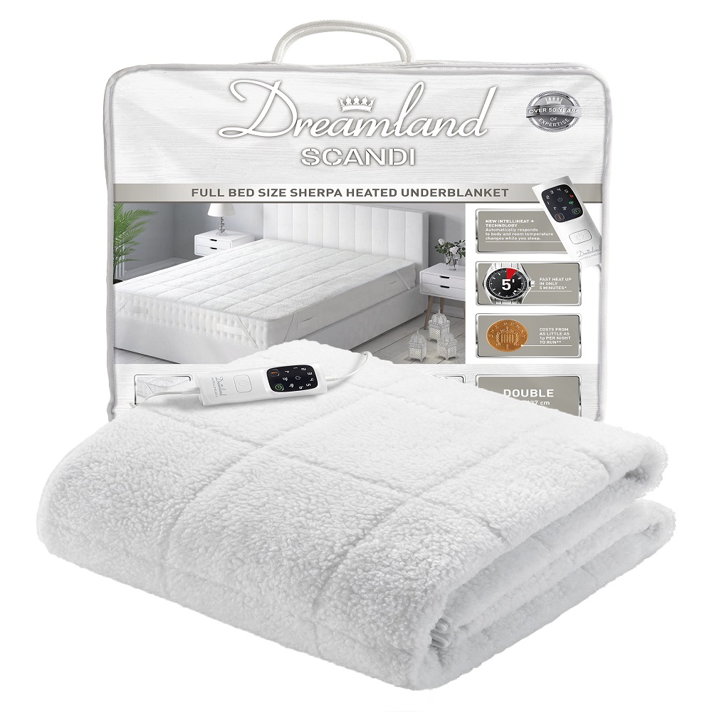 POWERCITY 16695C DREAMLAND DOUBLE UNDER BLANKET SINGLE CONTROL