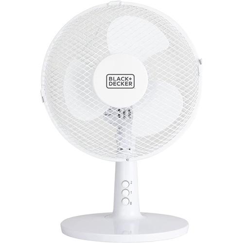 BLACK+DECKER 16 Stand Fan with Remote, Oscillation, White fan desk fan