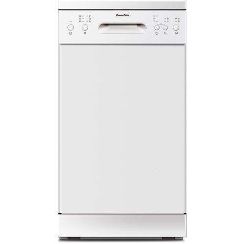 POWERCITY P24510M6WH POWERPOINT 10 PLACE 9 LITRE FREESTANDING SLIMLINE DISHWASHER DISHWASHER